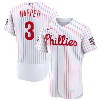 Men's Philadelphia Phillies #3 Bryce Harper Nike White 2026 All-Star Game Authentic Jersey Men's Philadelphia Phillies #3 Bryce Harper Nike White 2026 All-Star Game Authentic Jersey