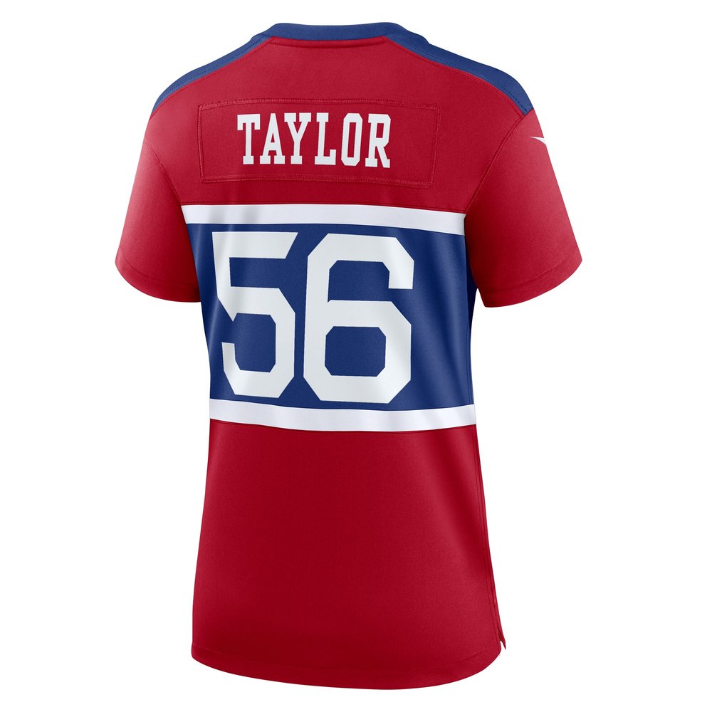 Women's New York Giants Lawrence Taylor Century Red Alternate Retired Player Game Jersey