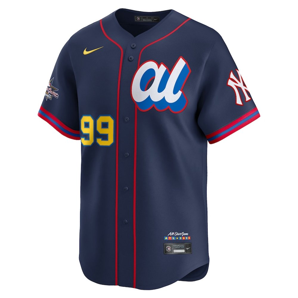 Men's American League #99 Aaron Judge Nike Navy 2025 All-Star Edition Limited Player Jersey