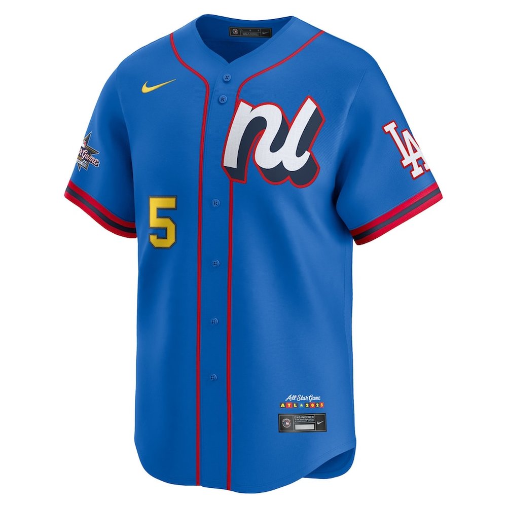 Men's National League #5 Freddie Freeman Nike Blue 2025 All-Star Edition Limited Player Jersey
