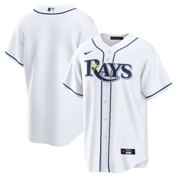 Men's Tampa Bay Rays White Home Replica 2.0 Jersey Men's Tampa Bay Rays White Home Replica 2.0 Jersey