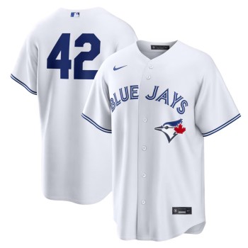 Youth Toronto Blue Jays #42 Jackie Robinson Nike White Home 2026 Jackie Robinson Day Replica Jersey Youth Toronto Blue Jays #42 Jackie Robinson Nike White Home 2026 Jackie Robinson Day Replica Jersey