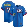 Men's National League #17 Shohei Ohtani Nike Blue 2025 All-Star Edition Limited Player Jersey