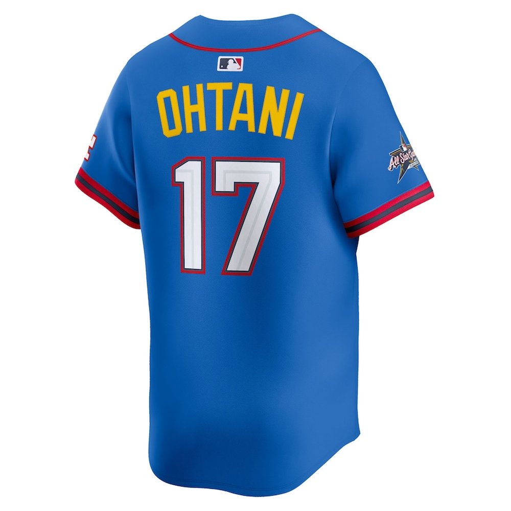 Men's National League #17 Shohei Ohtani Nike Blue 2025 All-Star Edition Limited Player Jersey