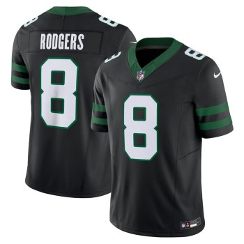 Men's New York Jets Aaron Rodgers Legacy Black Alternate Vapor F.U.S.E. Limited Jersey Men's New York Jets Aaron Rodgers Legacy Black Alternate Vapor F.U.S.E. Limited Jersey