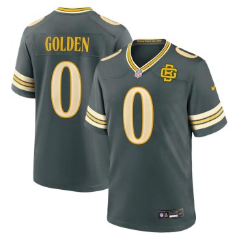 Men's Green Bay Packers #0 Matthew Golden Green 2026 Rivalries Collection Game Jersey Men's Green Bay Packers #0 Matthew Golden Green 2026 Rivalries Collection Game Jersey