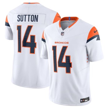 Men's Denver Broncos Courtland Sutton White Mile High Collection Vapor F.U.S.E. Limited Jersey Men's Denver Broncos Courtland Sutton White Mile High Collection Vapor F.U.S.E. Limited Jersey