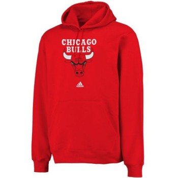 Chicago Bulls Logo Pullover Hoodie Sweatshirt Red Chicago Bulls Logo Pullover Hoodie Sweatshirt Red