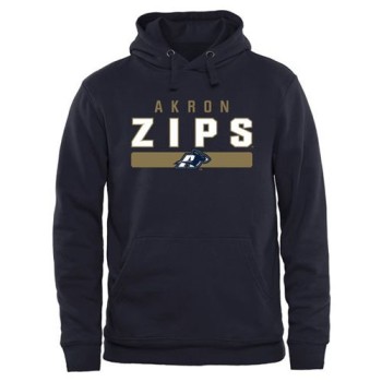 Akron Zips Team Strong Pullover Hoodie Navy Blue Akron Zips Team Strong Pullover Hoodie Navy Blue