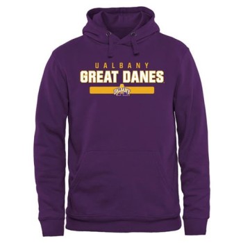 Albany Great Danes Team Strong Pullover Hoodie Purple Albany Great Danes Team Strong Pullover Hoodie Purple