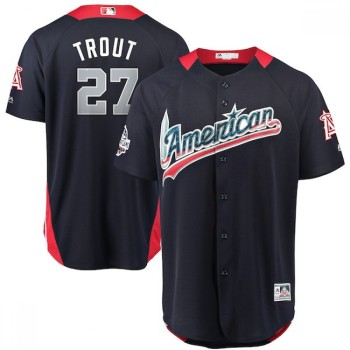 American League #27 Mike Trout Navy 2018 MLB All-Star Game Home Run Derby Jersey American League #27 Mike Trout Navy 2018 MLB All-Star Game Home Run Derby Jersey