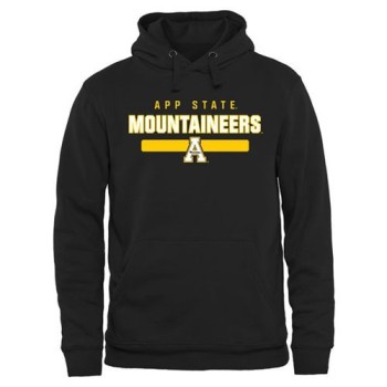 Appalachian State Mountaineers Team Strong Pullover Hoodie Black Appalachian State Mountaineers Team Strong Pullover Hoodie Black