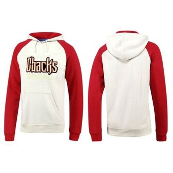 Arizona Diamondbacks Pullover Hoodie White & Red Arizona Diamondbacks Pullover Hoodie White & Red