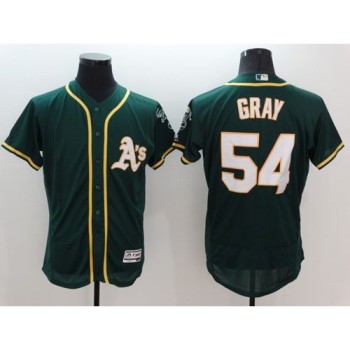 Athletics #54 Sonny Gray Green Flexbase Authentic Collection Stitched MLB Jersey Athletics #54 Sonny Gray Green Flexbase Authentic Collection Stitched MLB Jersey