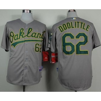 Athletics #62 Sean Doolittle Grey Cool Base Stitched MLB Jersey Athletics #62 Sean Doolittle Grey Cool Base Stitched MLB Jersey