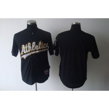 Athletics Blank Black Cool Base Stitched MLB Jersey Athletics Blank Black Cool Base Stitched MLB Jersey