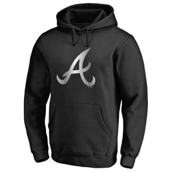 Atlanta Braves Platinum Collection Pullover Hoodie Black Atlanta Braves Platinum Collection Pullover Hoodie Black