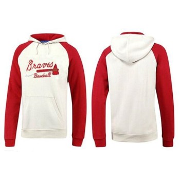 Atlanta Braves Pullover Hoodie White & Red Atlanta Braves Pullover Hoodie White & Red