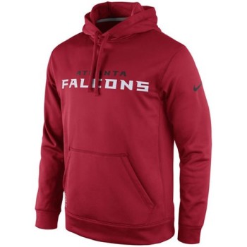 Atlanta Falcons KO Wordmark Performance Hoodie Red Atlanta Falcons KO Wordmark Performance Hoodie Red