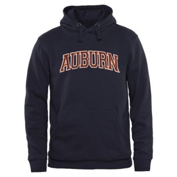Auburn Tigers Arch Name Pullover Hoodie Navy Blue Auburn Tigers Arch Name Pullover Hoodie Navy Blue