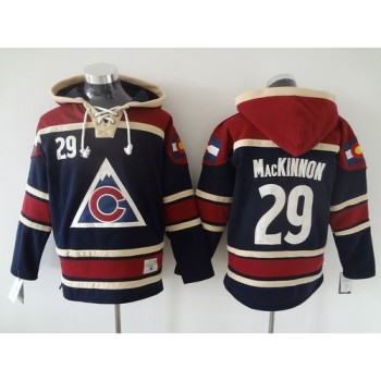 Avalanche #29 Nathan MacKinnon Navy Blue Sawyer Hooded Sweatshirt Stitched NHL Jersey Avalanche #29 Nathan MacKinnon Navy Blue Sawyer Hooded Sweatshirt Stitched NHL Jersey