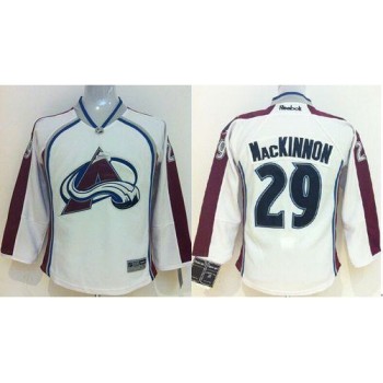 Avalanche #29 Nathan MacKinnon White Stitched Youth NHL Jersey Avalanche #29 Nathan MacKinnon White Stitched Youth NHL Jersey