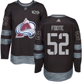 Avalanche #52 Adam Foote Black 1917-2017 100th Anniversary Stitched NHL Jersey Avalanche #52 Adam Foote Black 1917-2017 100th Anniversary Stitched NHL Jersey