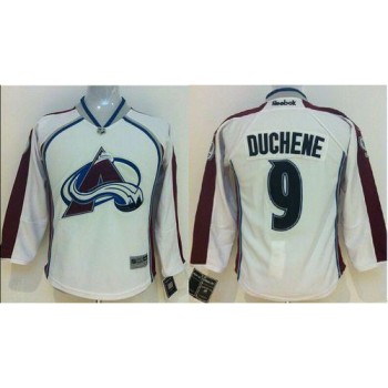 Avalanche #9 Matt Duchene White Stitched Youth NHL Jersey Avalanche #9 Matt Duchene White Stitched Youth NHL Jersey