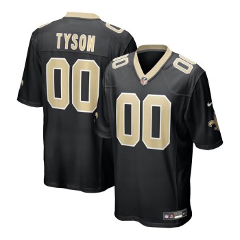 Men's New Orleans Saints Jordyn Tyson Black 2026 NFL Draft Game Jersey Men's New Orleans Saints Jordyn Tyson Black 2026 NFL Draft Game Jersey