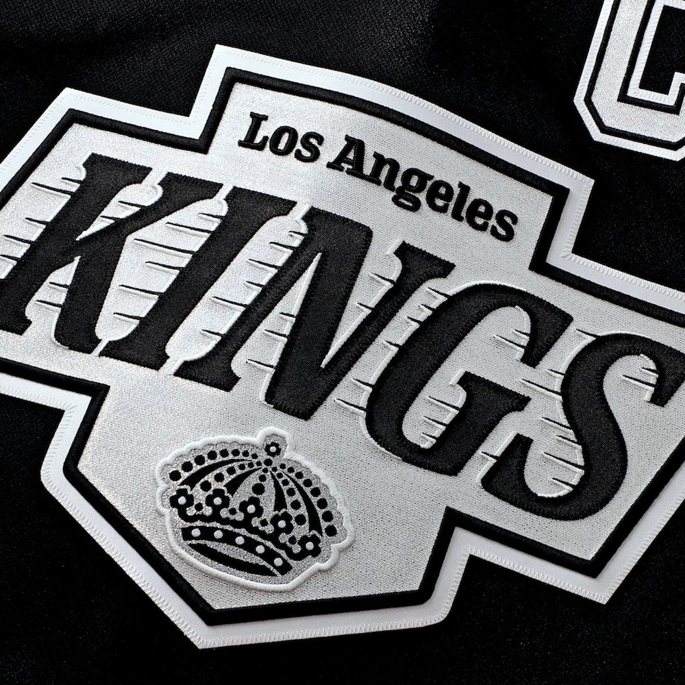 Men's Los Angeles Kings #11 Anze Kopitar Black Home Premium Jersey