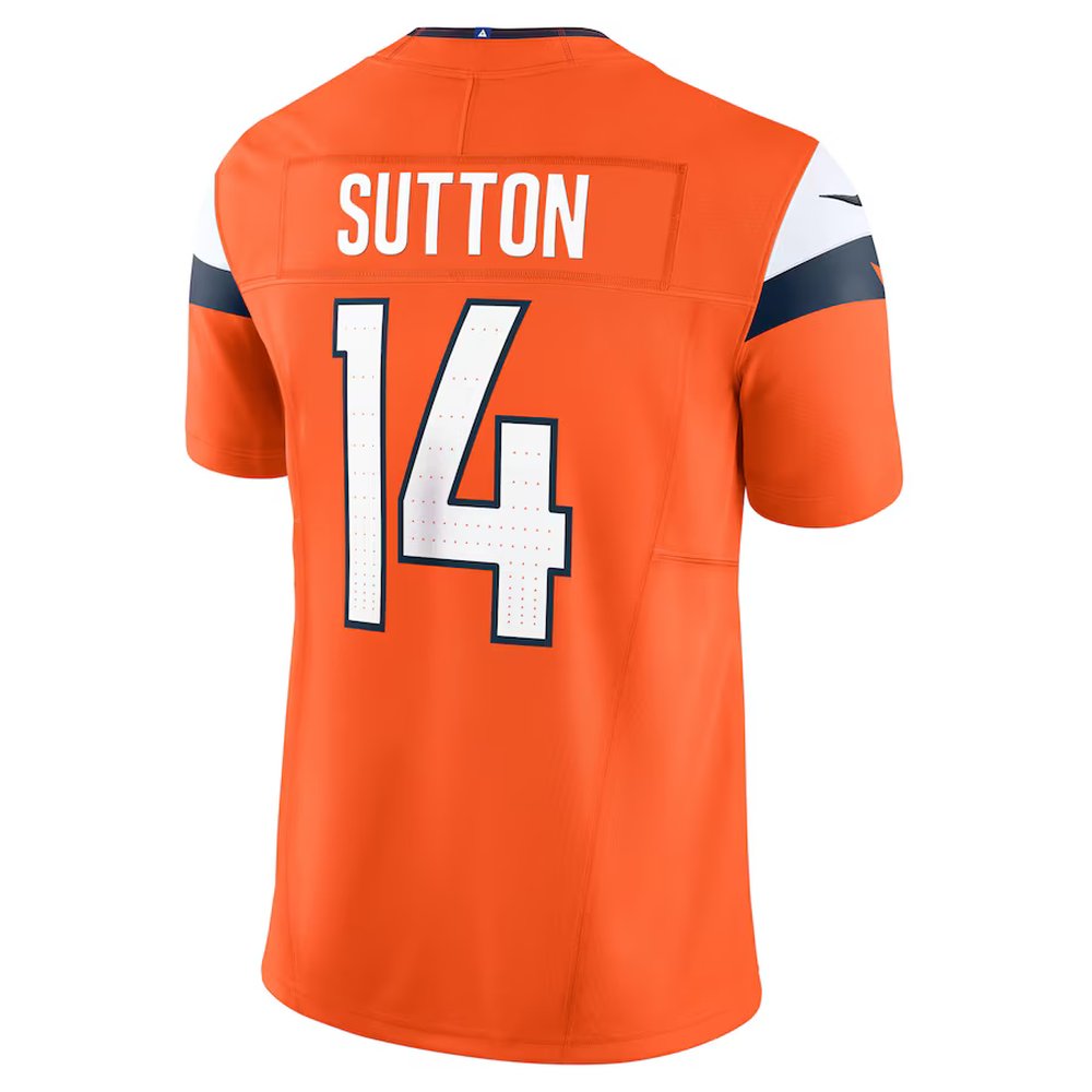 Men's Denver Broncos Courtland Sutton Orange Mile High Collection Vapor F.U.S.E. Limited Jersey