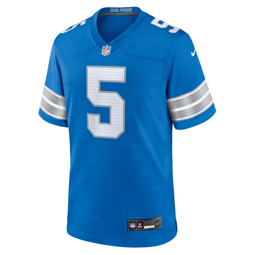 Men's Detroit Lions David Montgomery Blue Game Jersey