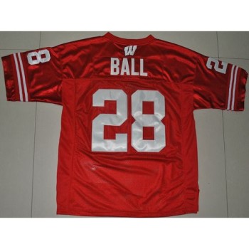 Badgers #28 Montee Ball Red Stitched NCAA Jersey Badgers #28 Montee Ball Red Stitched NCAA Jersey
