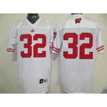 Badgers #32 White Stitched NCAA Jersey Badgers #32 White Stitched NCAA Jersey