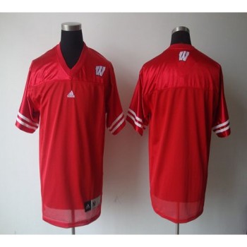 Badgers Blank Red Stitched NCAA Jersey Badgers Blank Red Stitched NCAA Jersey