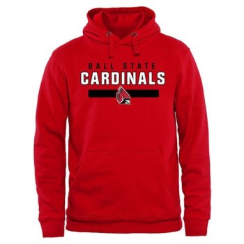 Ball State Cardinals Team Strong Pullover Hoodie Red Ball State Cardinals Team Strong Pullover Hoodie Red