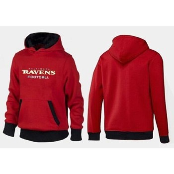 Baltimore Ravens English Version Pullover Hoodie Red & Black Baltimore Ravens English Version Pullover Hoodie Red & Black