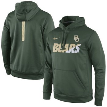 Baylor Bears  Sideline KO Fleece Therma-FIT Performance Hoodie Green Baylor Bears  Sideline KO Fleece Therma-FIT Performance Hoodie Green