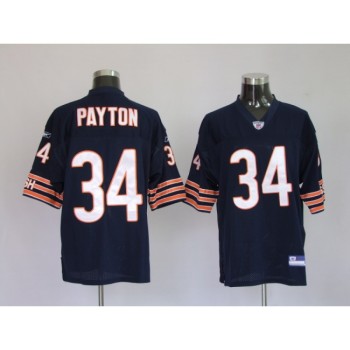 Bears #34 Walter Payton Blue Stitched Youth NFL Jersey