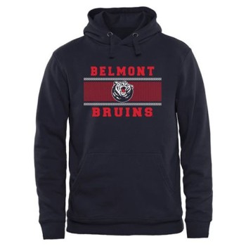 Belmont Bruins Micro Mesh Pullover Hoodie Navy Blue Belmont Bruins Micro Mesh Pullover Hoodie Navy Blue