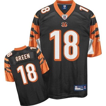 Bengals #18 A.J. Green Black Color Stitched Youth NFL Jersey Bengals #18 A.J. Green Black Color Stitched Youth NFL Jersey
