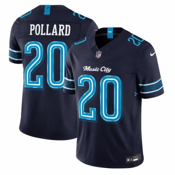 Men's Tennessee Titans #20 Tony Pollard Navy 2026 Rivalries Collection Vapor F.U.S.E. Limited Jersey