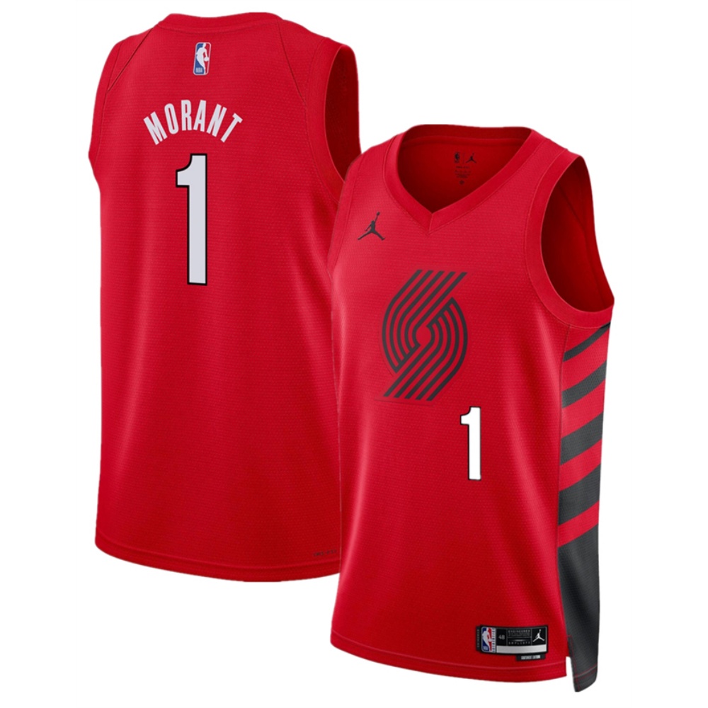 Youth's Portland Trail Blazers #1 Ja Morant Nike Red 2026 Statement Edition Stitched Basketball Jersey