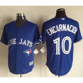Blue Jays #10 Edwin Encarnacion Blue New Cool Base Stitched MLB Jersey Blue Jays #10 Edwin Encarnacion Blue New Cool Base Stitched MLB Jersey