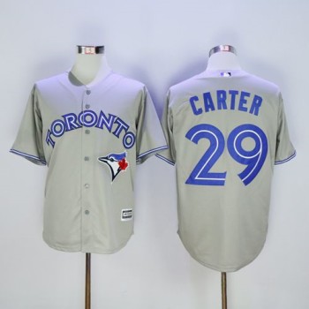 Blue Jays #29 Joe Carter Grey New Cool Base Stitched MLB Jersey Blue Jays #29 Joe Carter Grey New Cool Base Stitched MLB Jersey
