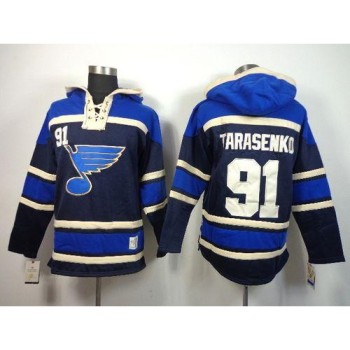 Blues #91 Vladimir Tarasenko Navy Blue Sawyer Hooded Sweatshirt Stitched NHL Jersey Blues #91 Vladimir Tarasenko Navy Blue Sawyer Hooded Sweatshirt Stitched NHL Jersey