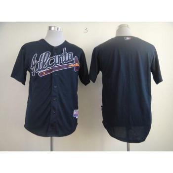 Braves Blank Blue Alternate Stitched MLB Jersey Braves Blank Blue Alternate Stitched MLB Jersey