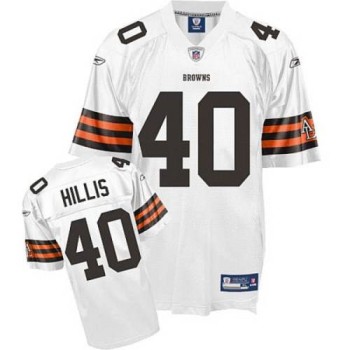 Browns #40 Peyton Hillis White Stitched Youth NFL Jersey Browns #40 Peyton Hillis White Stitched Youth NFL Jersey