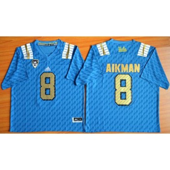 Bruins #8 Troy Aikman Blue PAC-12 Patch Stitched NCAA Jersey Bruins #8 Troy Aikman Blue PAC-12 Patch Stitched NCAA Jersey