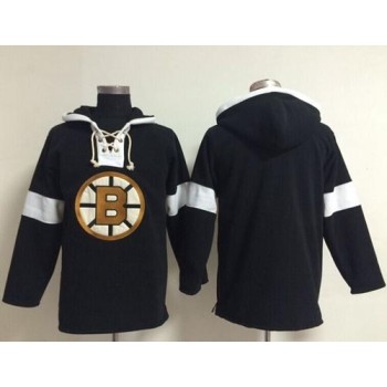 Bruins Blank Black NHL Pullover Hoodie